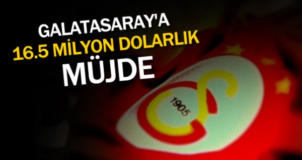 Galatasaray'a byk mjde!